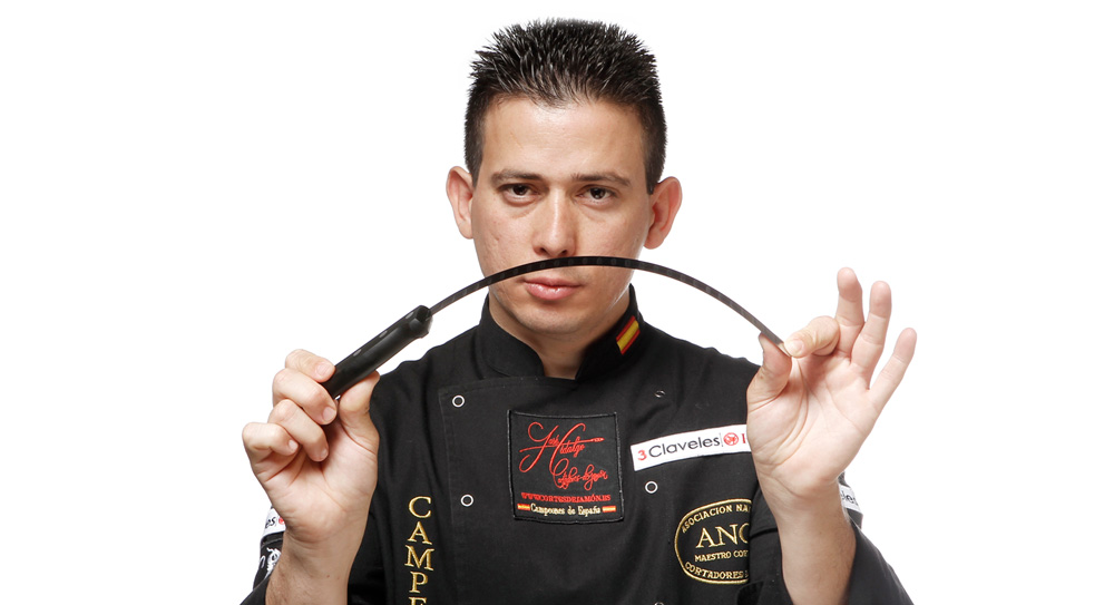José Manuel Hidalgo Campeón de España de Corte de Jamón