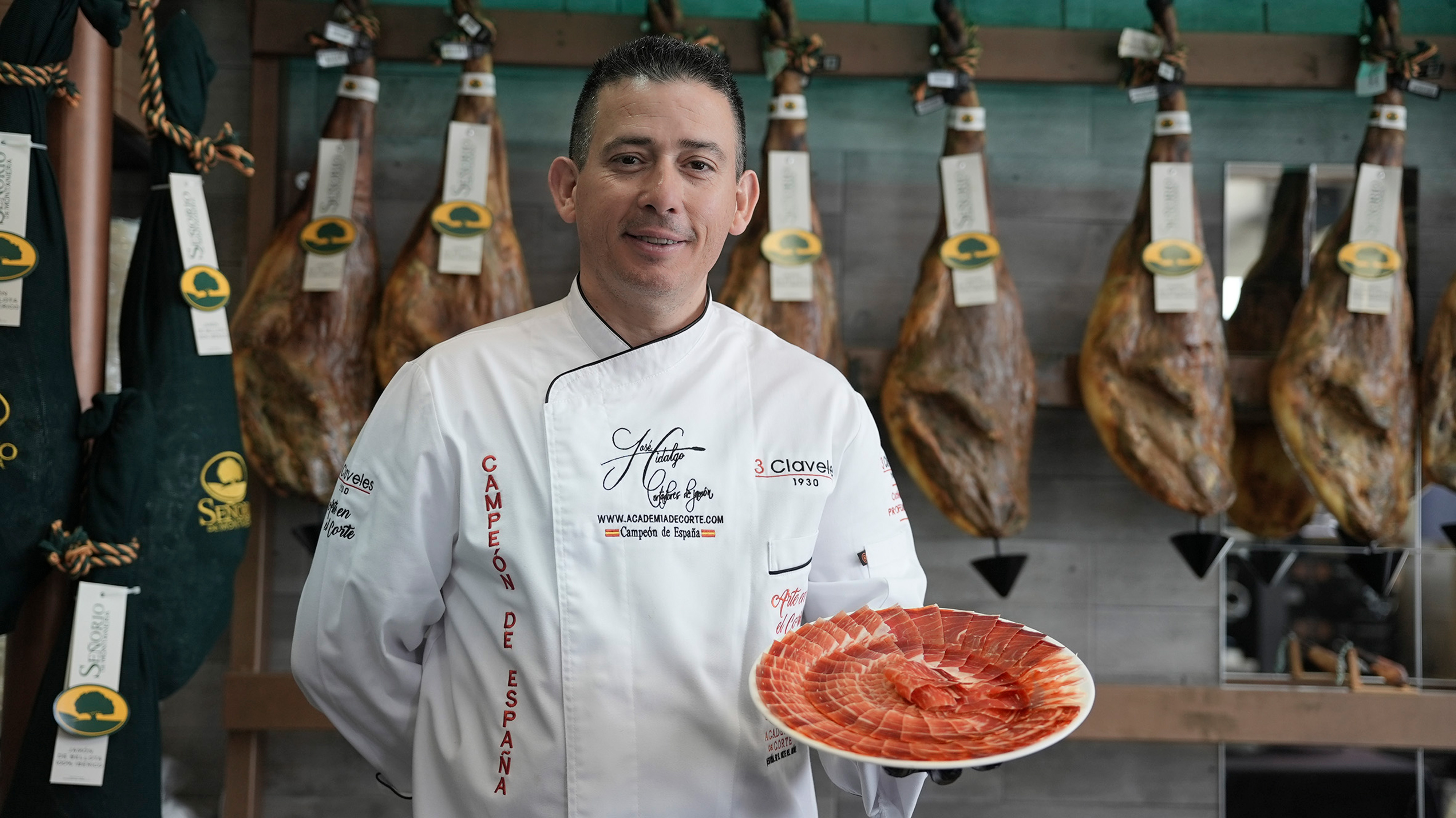 3Claveles Cuchillo Jamonero Toledo
