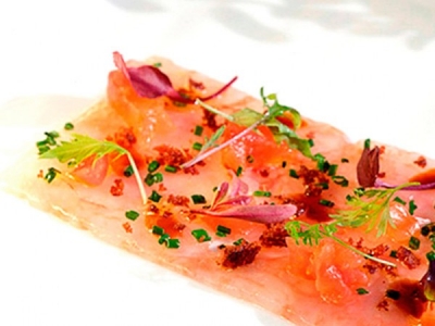 Carpaccio de cigalas