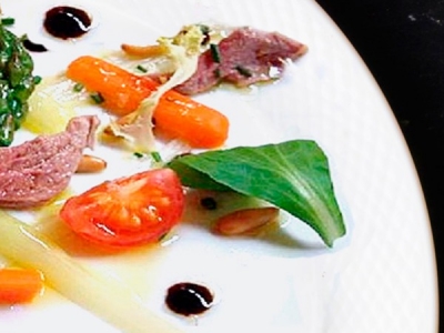 Ensalada de puerros y ventresca