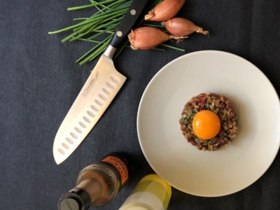 Tartar de salchichón