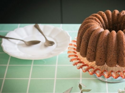 Bizcocho de chocolate y nueces