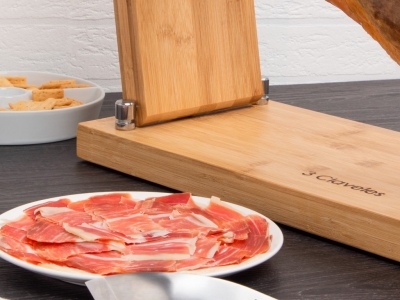 ¿Cómo terminar de cortar el jamón?